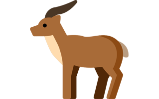 Antelope Sticker PNG