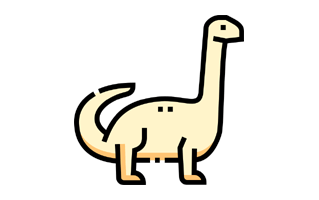 Apatosaurus Sticker PNG