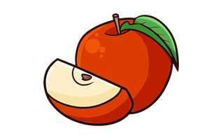Apple Fruit Sticker PNG