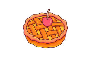 Apple Pie Free Sticker PNG