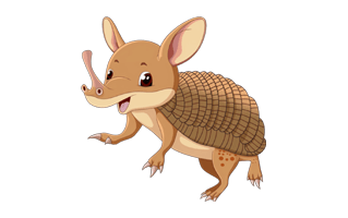 Armadillo Sticker PNG