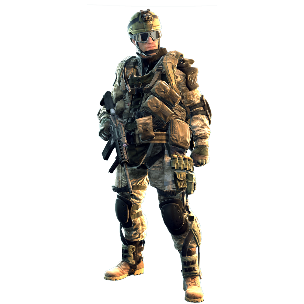 Army Soldier  Transparent Clipart