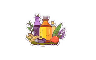 Aromatherapy Sticker PNG