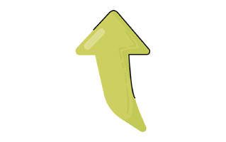 Arrow Sticker PNG