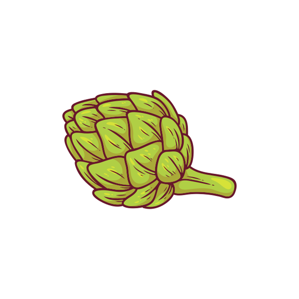 Artichoke Free Sticker Transparent Image