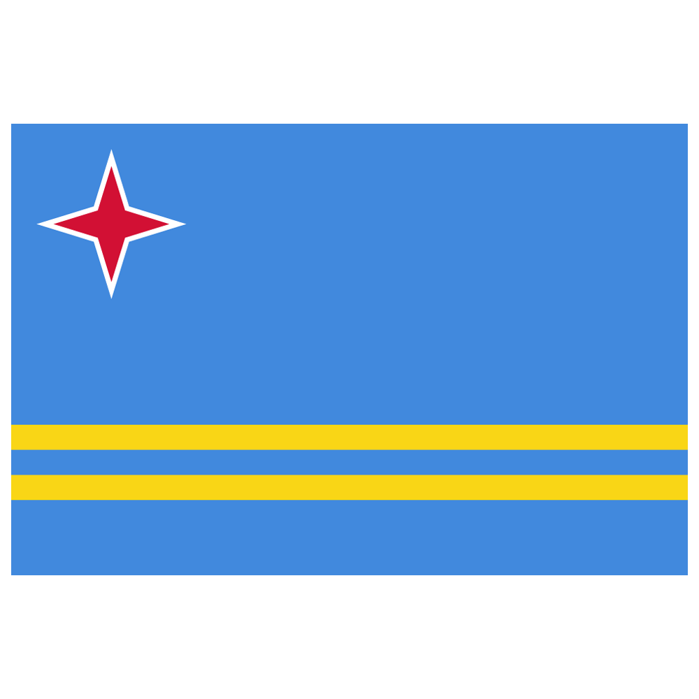 Aruba Flag Transparent Image