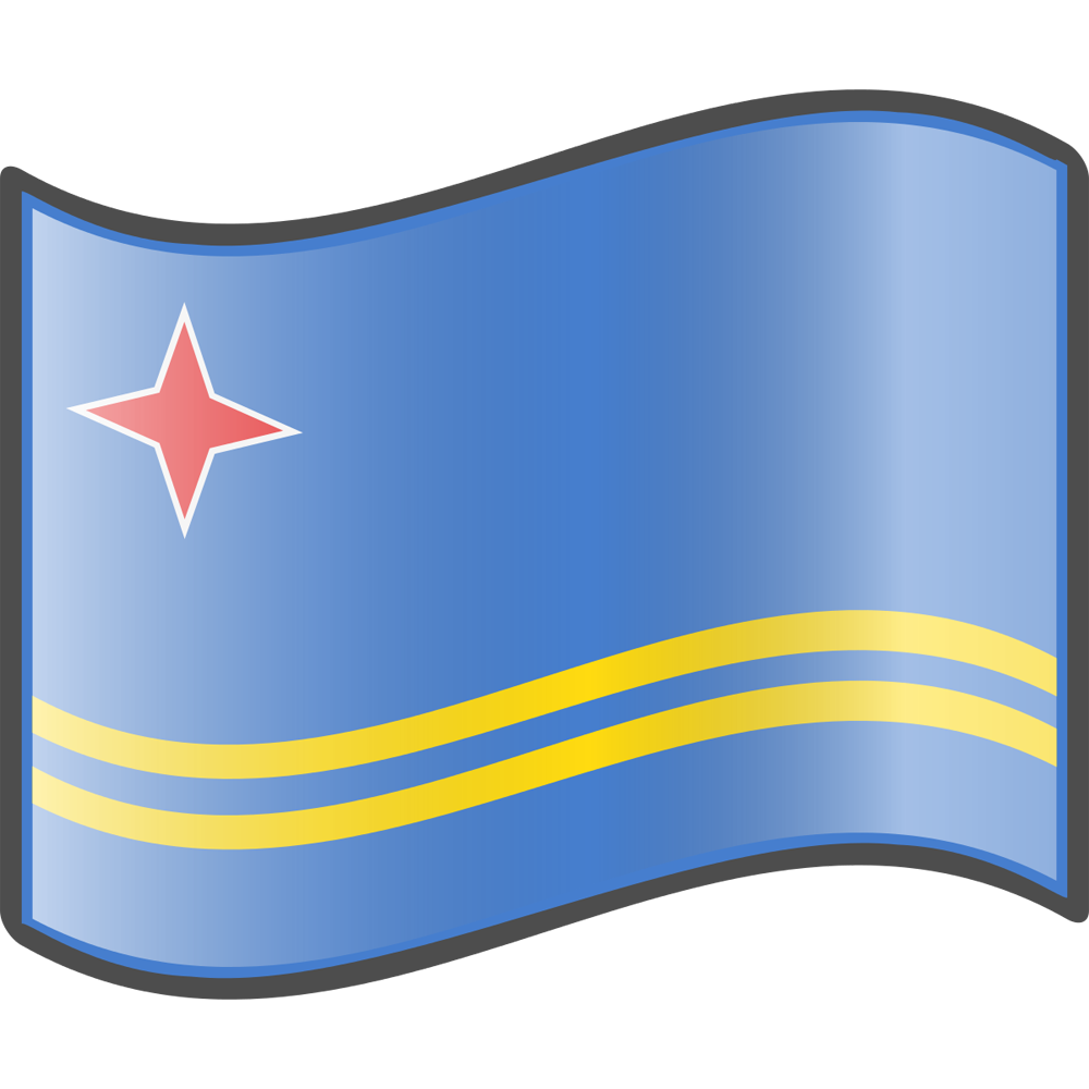 Aruba Flag Transparent Clipart