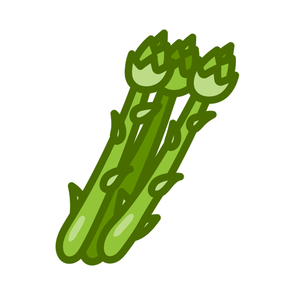 Asparagus Free Sticker Transparent Picture