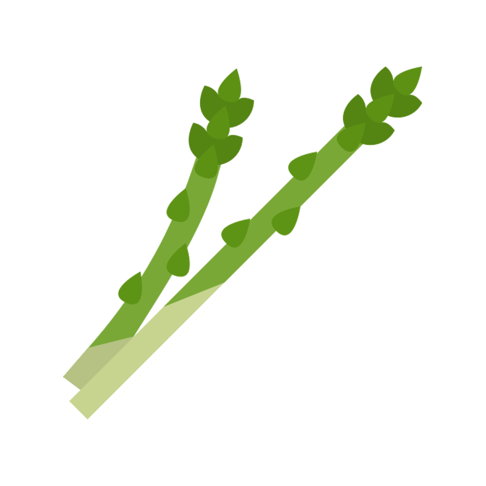 Asparagus Free Sticker Transparent Clipart