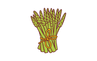 Asparagus Free Sticker PNG