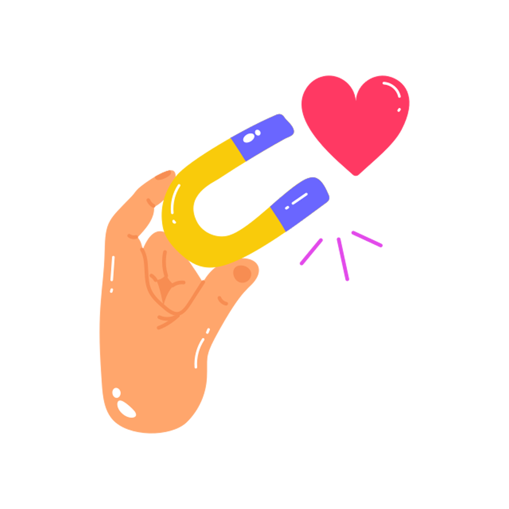 Attract Free Sticker Transparent Picture