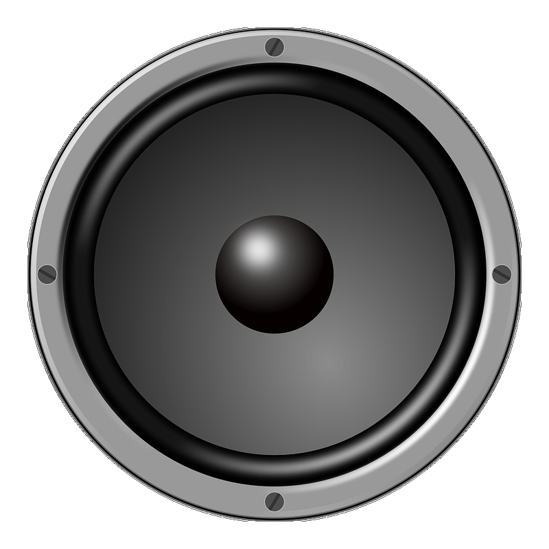 Audio Speakers Transparent Image
