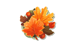 Autumn Sticker PNG