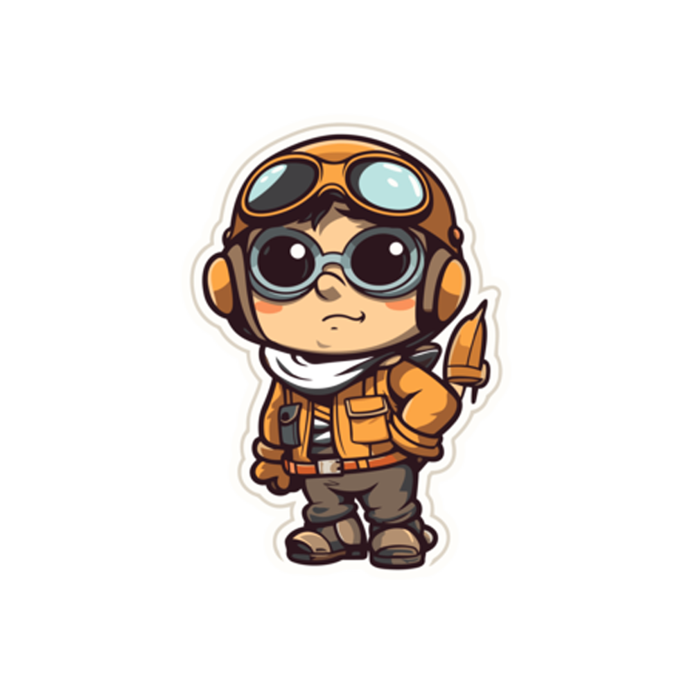 Aviator Free Sticker Transparent Picture