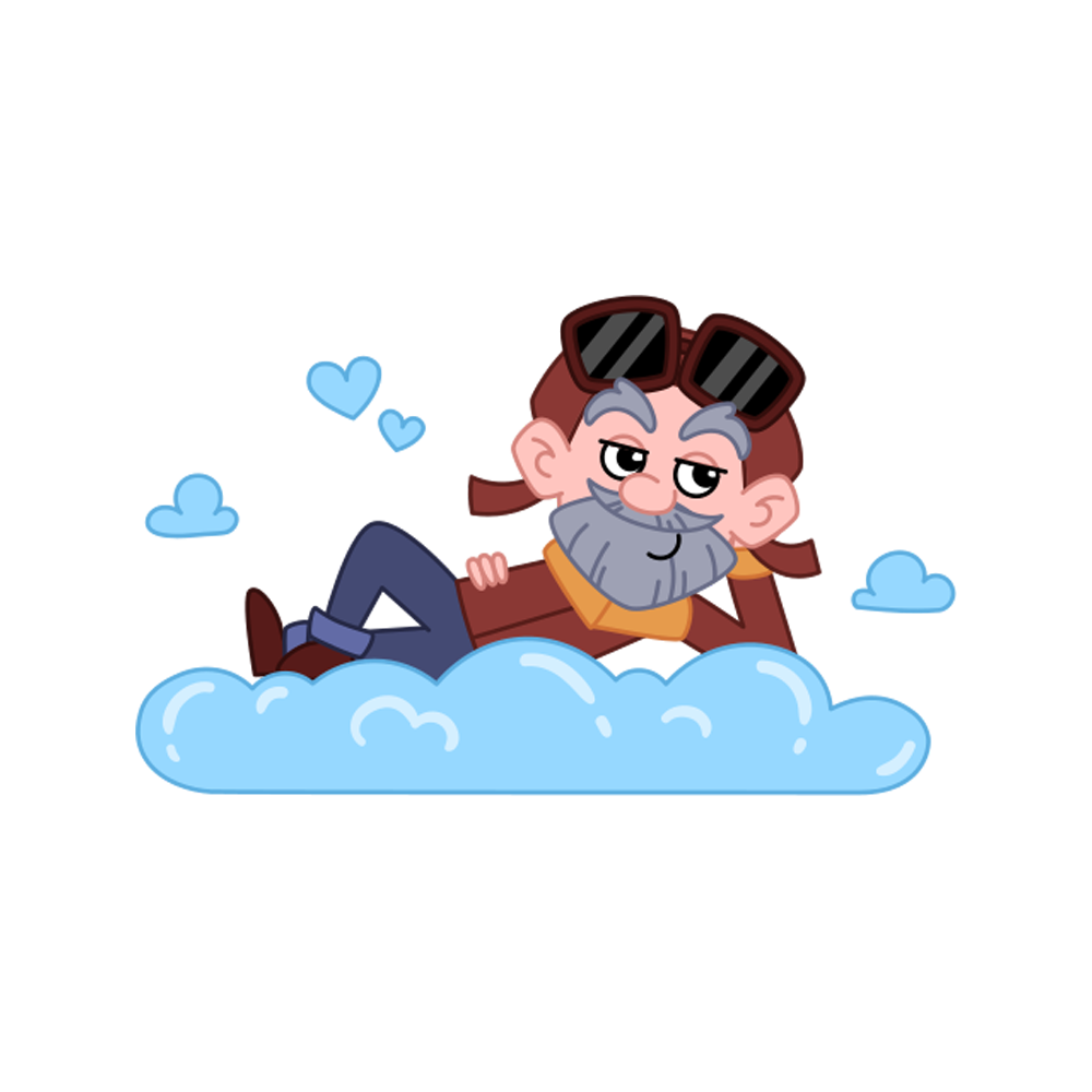 Aviator Sticker Transparent Clipart