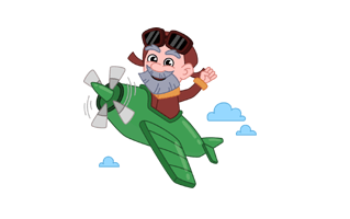Aviator Sticker PNG