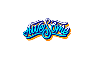 Awesome Free Sticker PNG