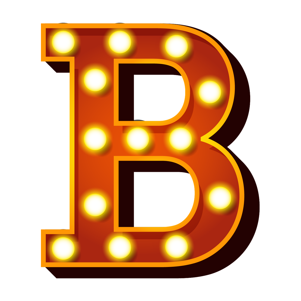 B Alphabet Transparent Image