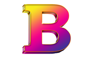 B Alphabet PNG
