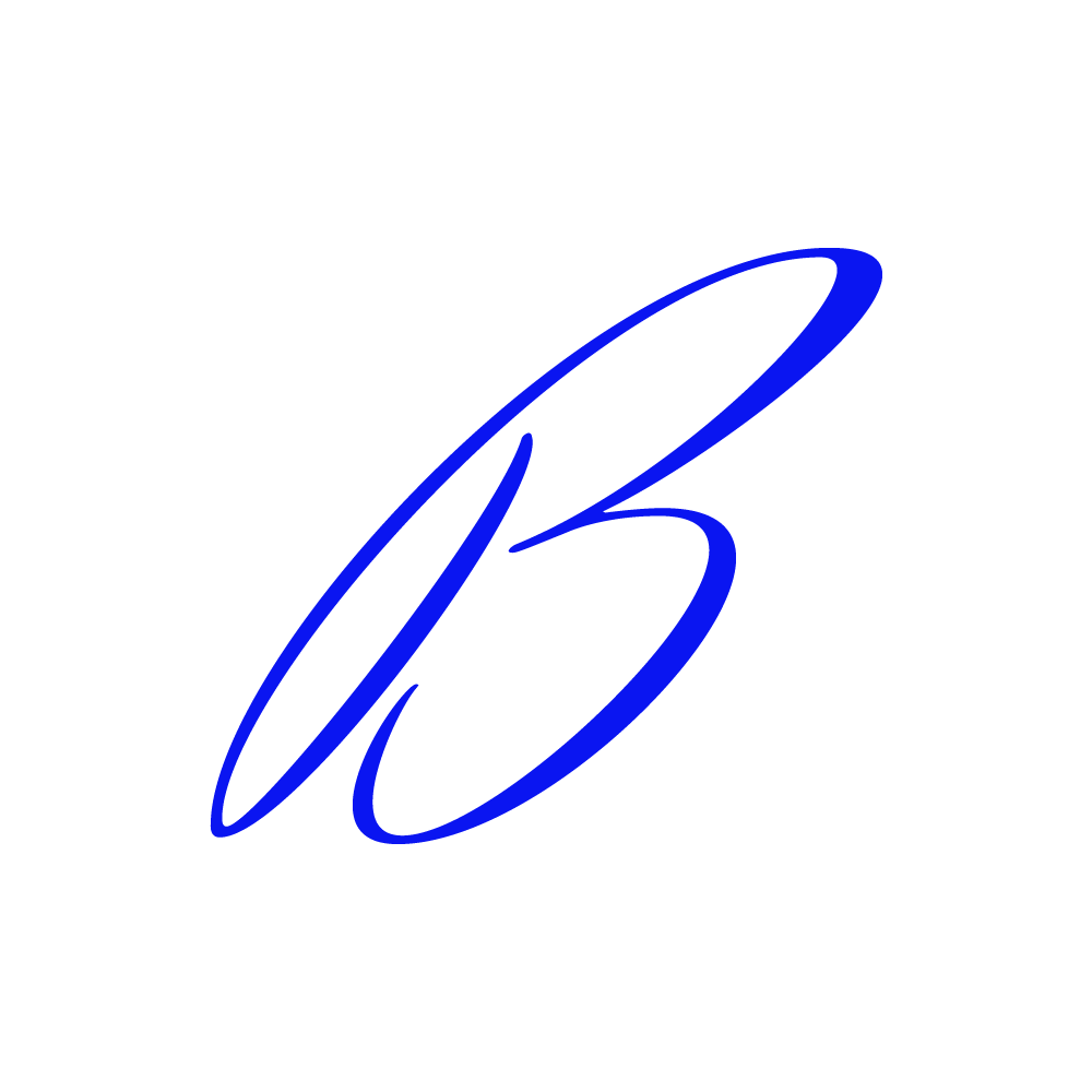 B Alphabet Blue Transparent Photo