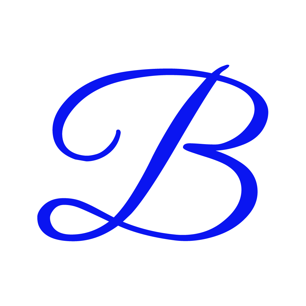 B Alphabet Blue Transparent Picture