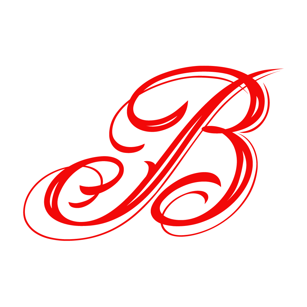 B Alphabet Red Transparent Image