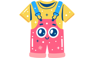 Baby Clothes Sticker PNG