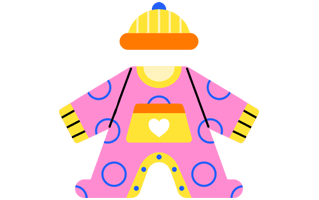 Baby Clothing Sticker PNG