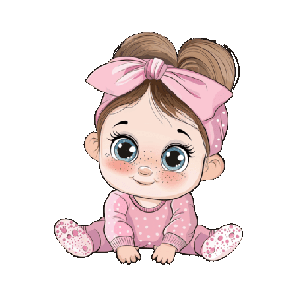 Baby Girl Free Sticker Transparent Photo