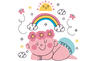 Baby Girl Sticker PNG