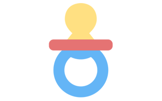 Baby Pacifier Free Sticker PNG