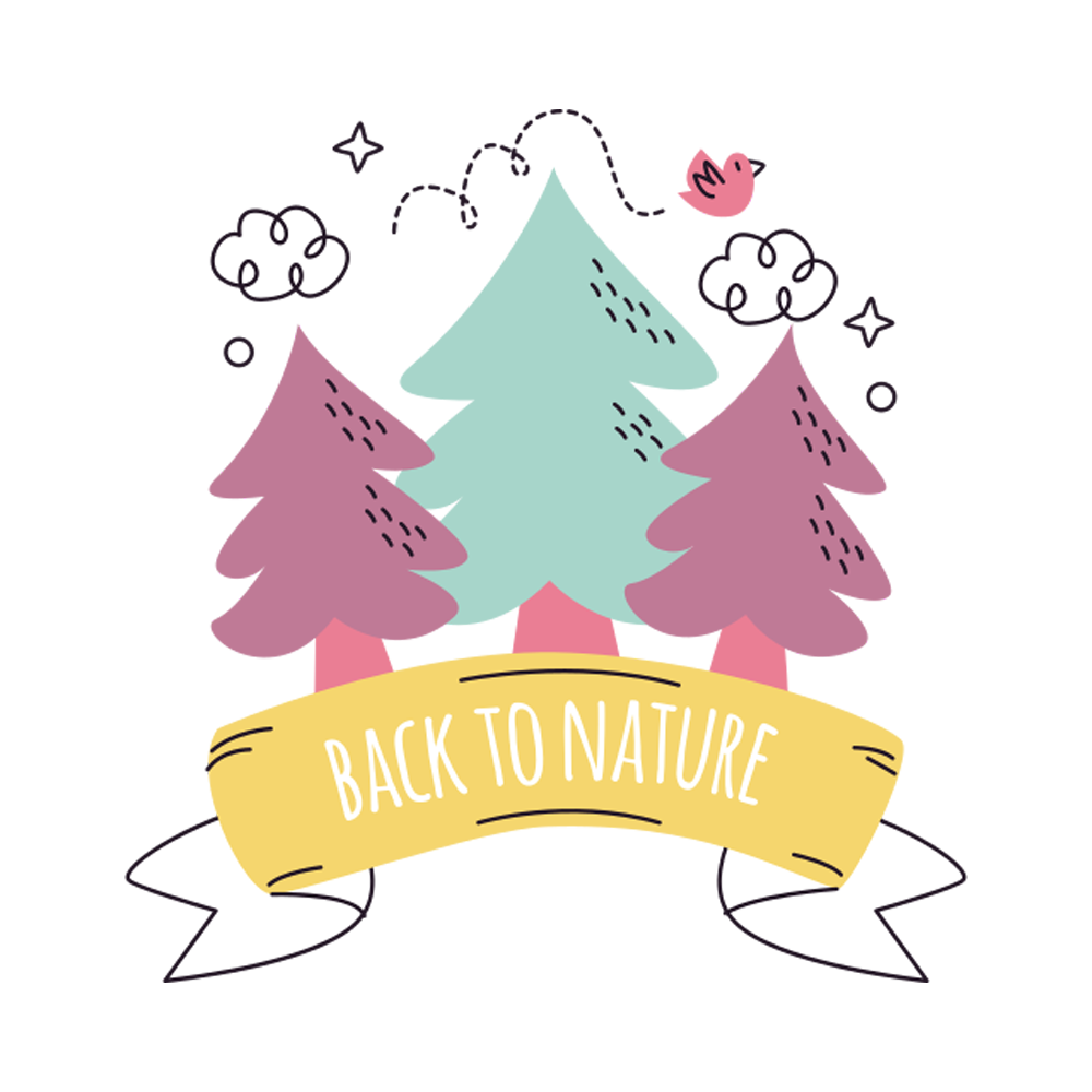 Back To Nature Free Sticker Transparent Photo