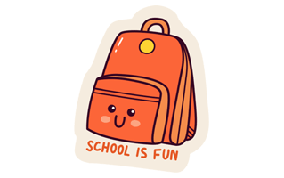 Backpack Free Sticker PNG