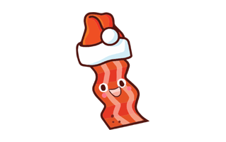 Bacon Strip Free Sticker PNG
