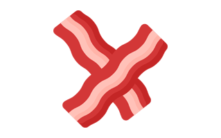 Bacon Strip Sticker PNG