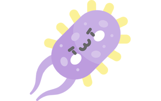 Bacteria Free Sticker PNG