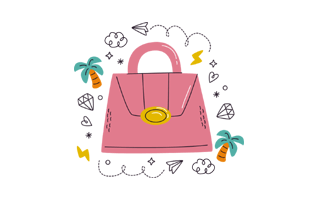 Bag Free Sticker PNG