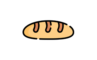 Baguette Free Sticker PNG