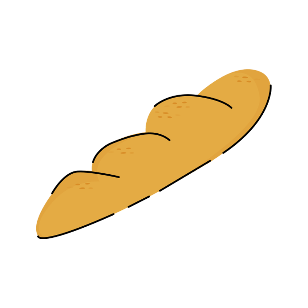 Baguette Sticker Transparent Picture