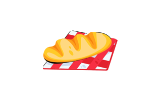 Baguette Sticker PNG