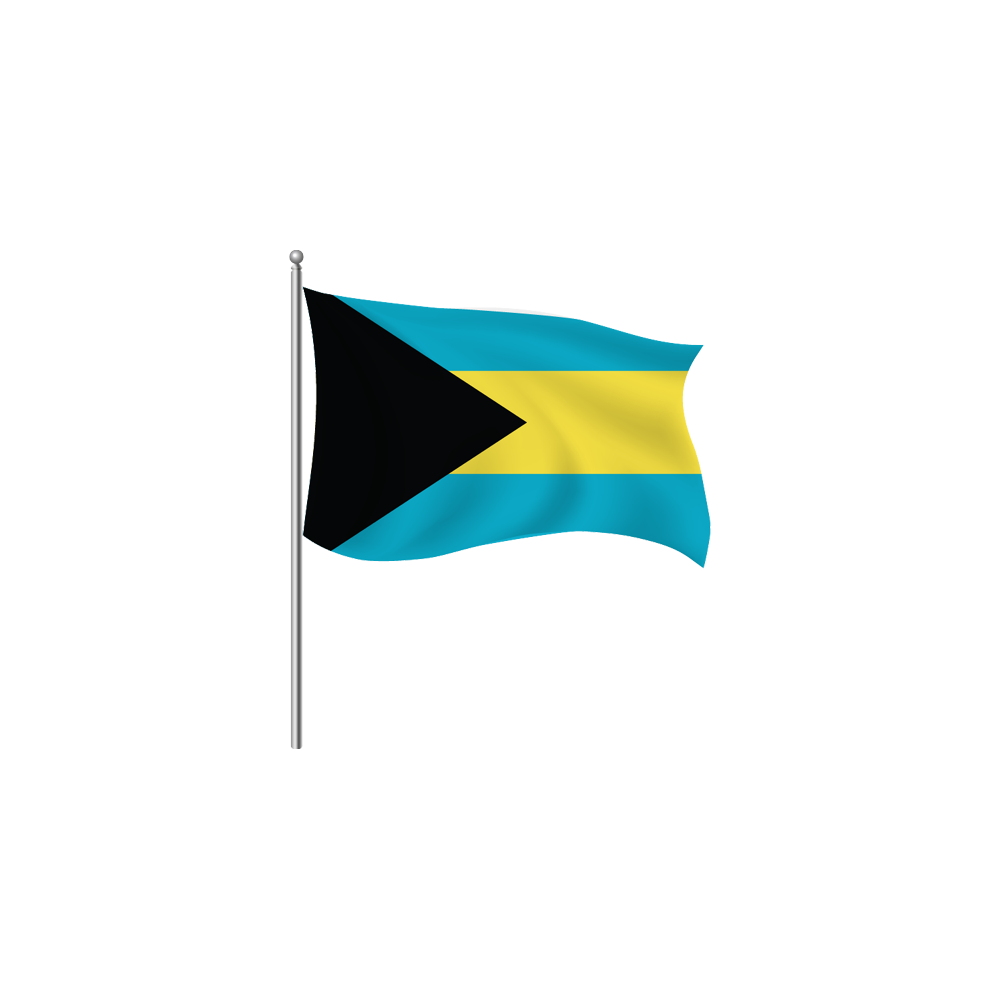 Bahamas Flag Transparent Photo