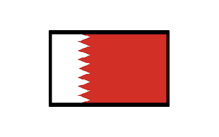 Bahrain Flag PNG