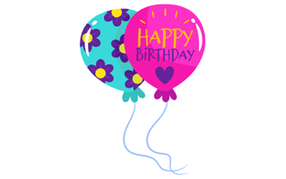 Balloons Sticker PNG