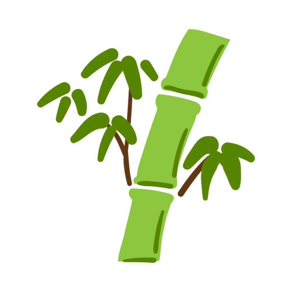 Bamboo Free Sticker Transparent Image