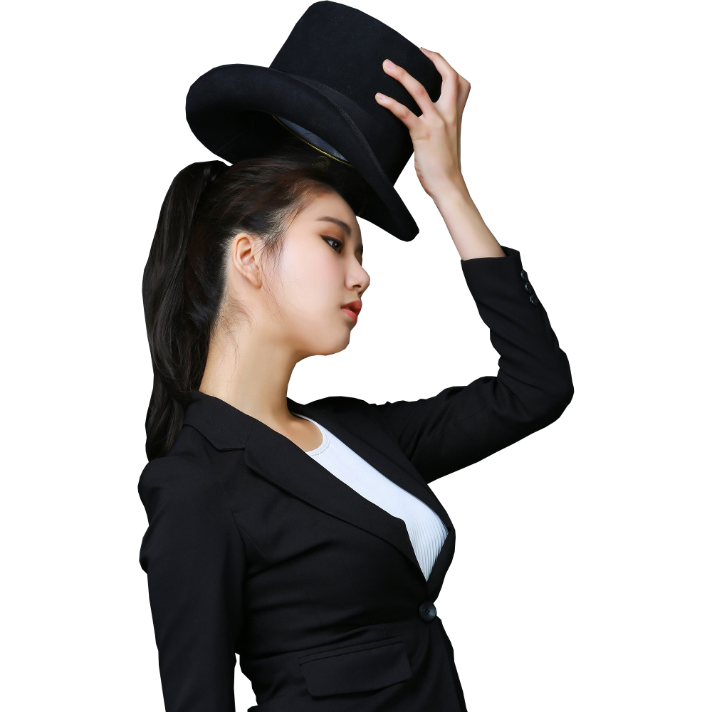Ban Ji Hee In Black Dress Transparent Picture
