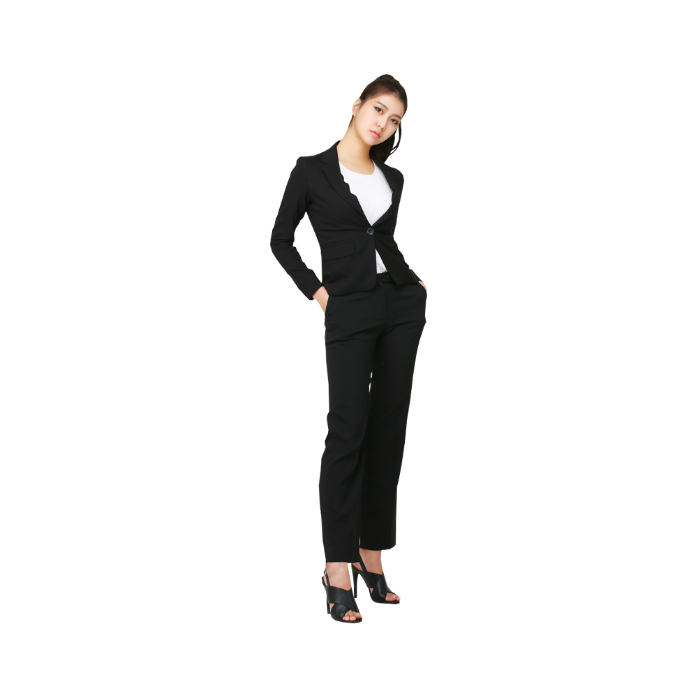 Ban Ji Hee In Black Dress Transparent Clipart