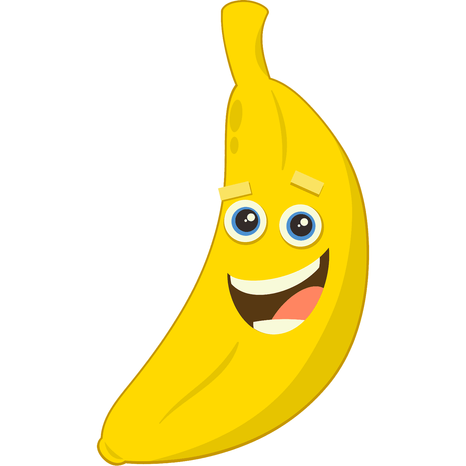 Banana Cartoon  Transparent Image