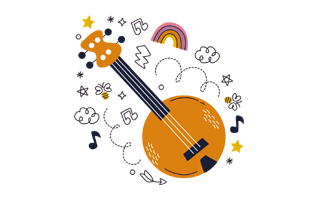 Banjo Free Sticker PNG