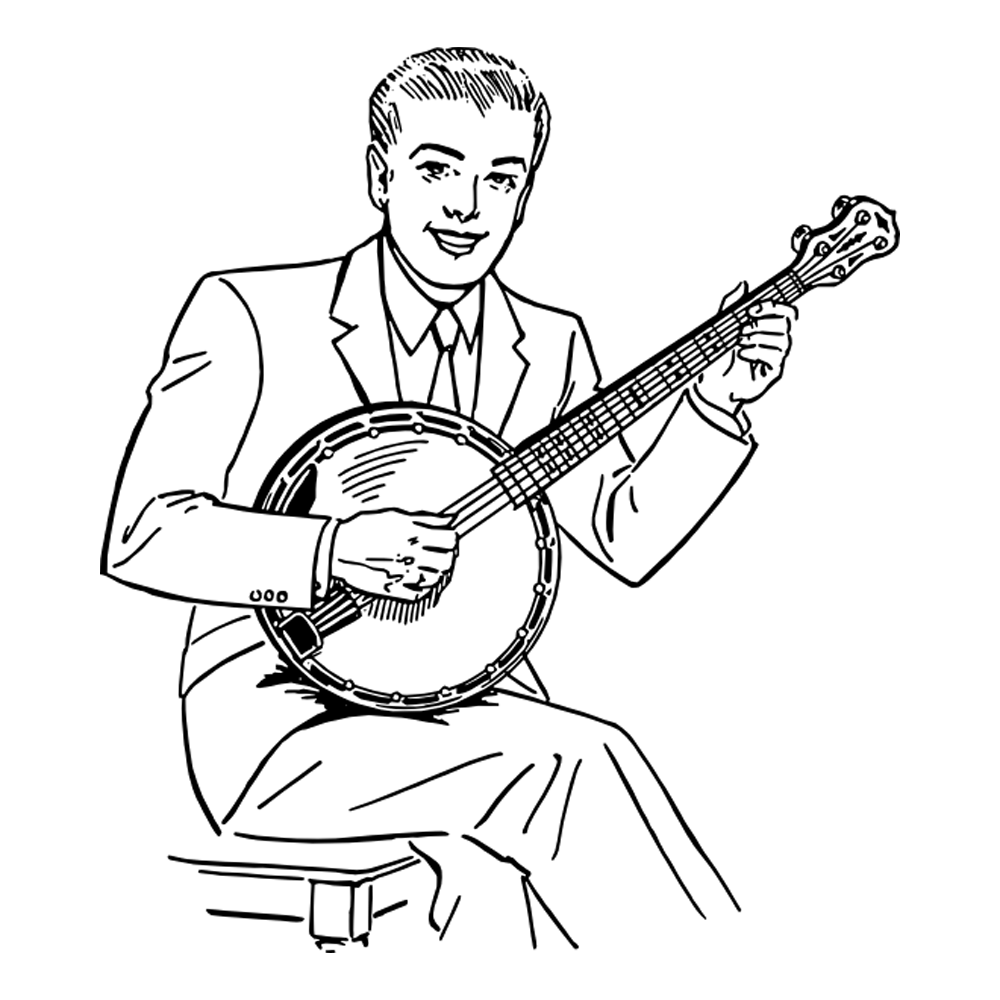 Banjo Sticker Transparent Photo