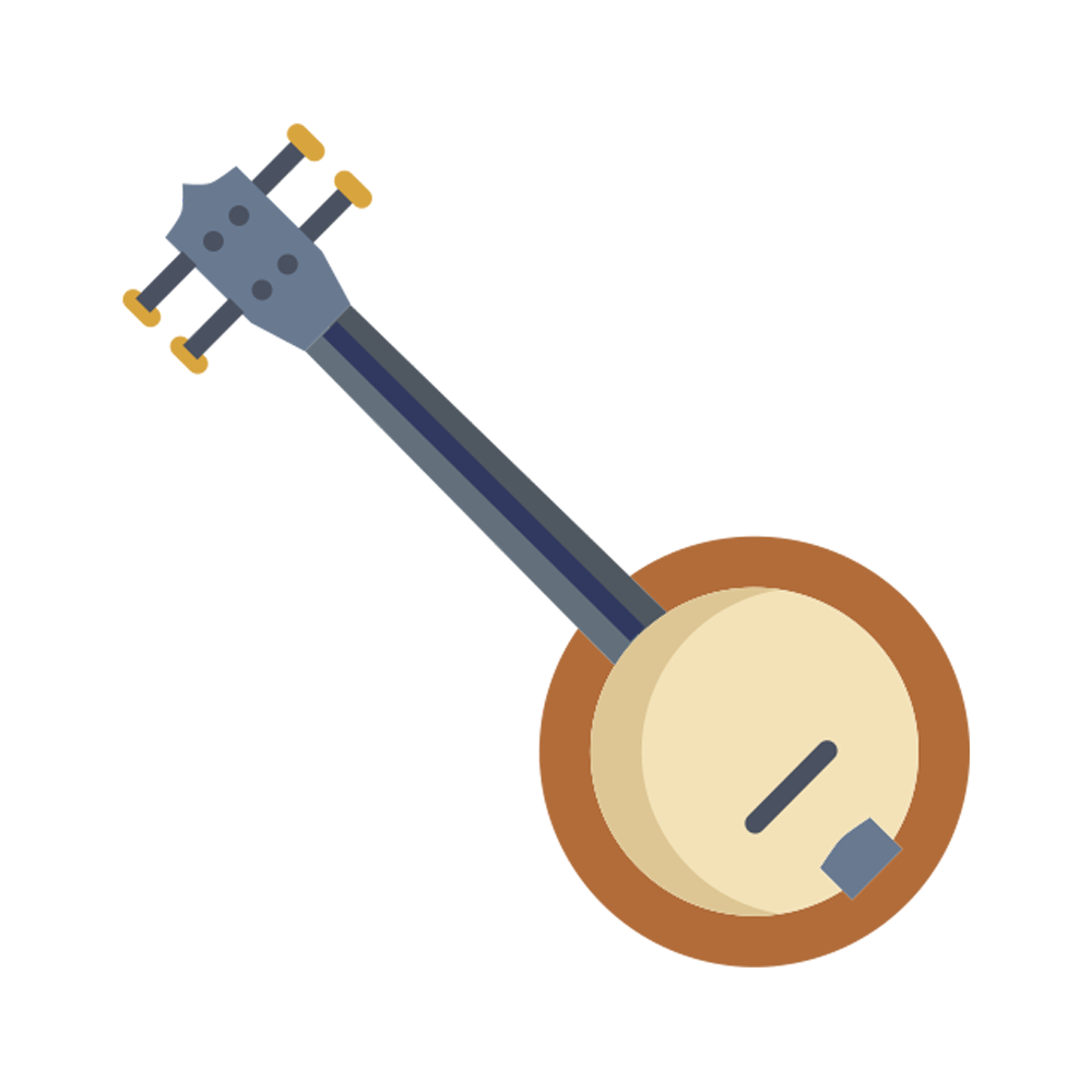 Banjo Sticker Transparent Picture
